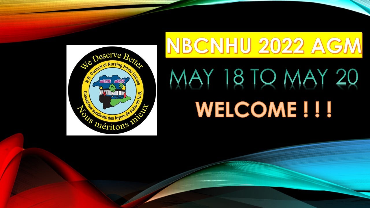 NBCNHU New Brunswick Council of Nursing Home Unions